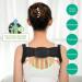 Adjustable Brace Support Belt Adjustable Back Posture Clavicle Spine Corrector Low Back Pain Relief for Male Female Upright black - Buy Online on GoSupps.com