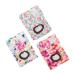 Cutebone 3-pack washable dog diapers for women waterproof puppy pants Valentine's Day rose collection for dogs in the heat period D14L-DE 1#Blumen 3st L (51-68.5cm)