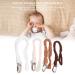 4-Piece Baby Pacifier Clips Portable Chain Holders for Infants | Universal Fit for All Pacifiers - Buy Online on GoSupps.com