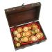 Mini treasure chest of chocolate treasures chocolate coins chocolates from 6 countries