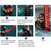 Seafard 4ft Scuba Diving SMB with 49ft Finger Spool Reel and Clip - Red 4FT SMB+Gray Reel - Buy Online on GoSupps.com