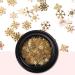 Sethexy 3D Christmas Snowflake Nail Art Accessories - Gold Metal Bolt DIY Sequins & Funkel Alloy for Stunning Nail Designs (3 Boxes) - Buy Online on GoSupps.com