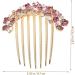 Beaupretty Hair Jewelry Hair Accessories for Women Bridal Hair Accessories Wedding Hair Accessories Decorative Hair Comb Wedding Hair Combs Bridal Hair Comb The Flowers Hair up Alloy Bride Pink - Buy Online on GoSupps.com