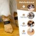 Expavloric Dogs Anti-Slip Pfot Protection - Adjustable Straps for Better Traction on Wood Floors | Soft Elastic Fabric | Size L - Beige - Buy Online on GoSupps.com
