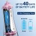 Water Dental Flosser - Cordless Teeth Cleaning MOCEL | 5 Modes Oral Irrigator | Portable USB C Rechargeable | IPX7 Waterproof | Perfect for Home & Travel (Pink - Buy Online on GoSupps.com