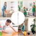 Floor Scraping Wiper with Retractable Handle | Multifunctional Magic Broom Retractable Silicone Scraping Broom 3in-1 Sweepers 180 Degree Rotatable Floor Wiper - Buy Online on GoSupps.com