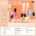Morovan Neon Nail Polish Set - Quick Dry Vibrant Colors | 6 Bright Shades | Glossy Fingernail Polish Kit | Perfect Summer Gift for Women - Buy Online on GoSupps.com
