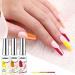 Vtrem 6 Colors Chrome Platinum Glitter Gel Nail Polish White Orange Gel Polish Kit Nail Rhinestones Matrix Gel Nail Polish Home DIY Manicure Nail - Buy Online on GoSupps.com