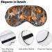 Camouflage Hunting Soft Sleep Mask - Adjustable Eye Cover for Men & Women - Blocks Light & Comfort for Travel - Buy Online on GoSupps.com