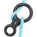 Ancllo 35kn Figure 8 Descending Rescue Device | Aviation Aluminum Abseiling & Climbing Tackelage - Black - Buy Online on GoSupps.com