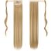 Golden Blonde & Bleach Blonde Wrap Around Ponytail Extension 24 | FESHFEN Synthetic Hairpiece for Women - Buy Online on GoSupps.com