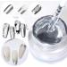 U-Shinein Sliver Painting Gel Update Painting Gel Strong Reflection Nail Gel Nail Art Paint Metallic Painting Nail Gel Mirror Effect Premium Salon Nail 8ml - Buy Online on GoSupps.com