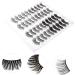 20 Pairs fluffy cross Makeup Tools dense slim cosmetic Adhesive fan eyelash kit artificial eyelashes Cosmetic bag eyes 3d volume lengthen g200 Assorted natural fake lashes - Buy Online on GoSupps.com