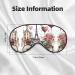 SSIMOO Love Paris Tower Eye Mask - Soft Sleep Mask for Travel & Relaxation | Breathable Coffee Wine Perfume Design - Buy Online on GoSupps.com