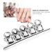 5pcs Stainless Steel C-Curve Nail Extension Clips - Multifunctional Nail Tool for Perfect Extensions - Buy Online on GoSupps.com