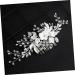 Beaupretty Women Hair Comb for women womens for hair crystal headpiece pearl rhinestone hair clips silver floral hair rhinestone hair s for women Floral Headdress Women Hair Crystal - Buy Online on GoSupps.com
