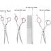 GEMEK Pet Grooming Scissors Set - Professional Stainless Steel Trimmer Kit for Cats and Dogs - 7.5 inch Straight, Thinning, and Curved Scissors with Grooming Combs - Buy Online on GoSupps.com