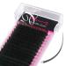Beauty7 Flat lash lash extensions Ellipse Extensions individual volume individual eyelashes 16 rows split tips d curl 0.20 length 12mm 12mm 1 pc