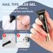 UNA GELLA Short Gel Tips Nail Kit | 300PCS Full Matte Almond Nails 15ML Gel Glue & Portable Nail Lamp | DIY Nail Art Tools for Press On Nails - International Shipping Available - Buy Online on GoSupps.com