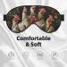 SSIMOO Adjustable Chickens Sleep Mask - Breathable Fashionable Eye Mask for Comfortable Sleep - International Shipping - Buy Online on GoSupps.com