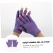 FRCOLOR 1 Pair Gel Moisturizing Gloves Night Gloves moisturizing Half Gloves Mens Mittens with Fingers Ladies Mittens Silk Mens Lotion Beauty Care Gloves Hand use Purple Dipping Miss Sock - Buy Online on GoSupps.com