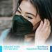 Virshields FFP2 Mundsprung Mask - 5 Layers PFE 94% VFE 99.99% EN 149 Certified Dark Green - 1000 Pack Protective Breathing Half Mask | International Shipping Available - Buy Online on GoSupps.com