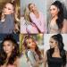 RPAEOY Ponytail Hair Hairpieces for Women 22 Inch Claw Clip Clip in Hair Extension Fluffy Curly Natural Synthetic Hair Fiber Wigs Replacement Wigs for Cosplay Daily Use Party Wear (Dark Brown) - Buy Online on GoSupps.com