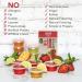Bakol Jel Dessert Mix - All Natural Vegan, Kosher & Halal - Set of 6 Flavors (Orange, Strawberry, Raspberry, Lemon, Cherry, Unflavored) - No Artificial Sweeteners or Colors - Buy Online on GoSupps.com