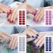 Quinnas Nails - Quinnas Gel Nail Stickers Quinnas Gel Nail Stickers with Uv Light Kit Semi Cured Gel Nail Strips Quinnas Gel Nail Stickers Kit DIY Gel Nail Stickers Kit(Color:#1) - Buy Online on GoSupps.com