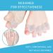 Silicone Toe Spacers - Big Toe Straightener for Correct Alignment | 5 Holes - 2 Beige 2 Black 2 White | Hammer Toe Corrector & Foot Stretcher - Buy Online on GoSupps.com