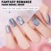 Chrome Nail Powder 6 Boxes Aurora Magic Mirror Effect Silver Holographic Glitter Sequins for DIY Nail Art - Buy Online on GoSupps.com