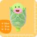 LAMAN Hide 'N Treat Cabbage Plush - Interactive Dog Puzzle Toy for Small Medium Dogs & Puppies - Buy Online on GoSupps.com