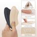 8 Pairs Heel Pads for Shoes - Self-Adhesive Cushions for Men & Women | Stop Heel Slip & Blisters - Pale Apricot & Black - Buy Online on GoSupps.com