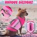 Buy Emust Dog Vest - High Buoyancy Life Jacket for Large Dogs | Adjustable Dog Chiming Vest for Boxers Basset Hounds & More in Pink - Buy Online on GoSupps.com