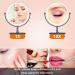 Adjustable LED Lighted Makeup Mirror with 3 Color Options, 10x Magnification, Rechargeable Battery - Chrome Finish - Buy Online on GoSupps.com