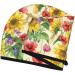 Hair Towel Wrap - Quick Drying Hair Turban with Button | Sunflower Cornflower Poppy Design - Buy Online on GoSupps.com