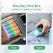 Barhon 30-Day Pill Organizer with 32 Compartments - Monthly Medicine Box for Vitamins and Supplements - Buy Online on GoSupps.com