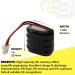 4/V150H-C NiMH 4.8V 150mAh Battery - Genuine VARTA Cells for Quick Check 150/200 Emergency Lights & Energy Backup - Buy Online on GoSupps.com