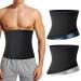 Smavles abdominal belt belt losing belt 2pcs abdominal girdle men fitness belt sauna sport waist former sauna bond sweat belt for women figure waist training lose weight
