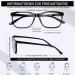 Cojwis 5 Pack Women s Ultralight Reading Glasses with Blue Light Filter & Spring Hinges - 3.50 Magnification Black Frames - Buy Online on GoSupps.com