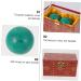 Fomiyes 8 Stk Turquoise Handball & Baoding Balls - Strengthen Wrists & Enhance Health | Chinese Meridian Bouncing Balls - Buy Online on GoSupps.com