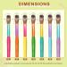 Saviland 7PCS Acrylic Nail Brush Set for Nail Art Powder Extension - Sizes 6/8/10/12/14/16/18 - Buy Online on GoSupps.com