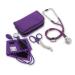 ASATechmed Nurse Starter Kit - Stethoscope, Blood Pressure Monitor & More - 18 Pieces (Purple) - Buy Online on GoSupps.com