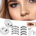 Shakven Magnetic Lashes Kit - Women Magnetic Fake Lashes Natural Looking - 3D Look Magnetic Reusable Fake Eye Lash for Beginners Professional - Buy Online on GoSupps.com