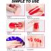 Kalolary Purple Gel Nail Polish Strips - 20 Stickers | Self-Adhesive, Full Wraps with Nail File | UV/LED Lamp Required - Buy Online on GoSupps.com