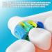 Sulkiwe Plug-In Brushes for Oral-B Electric Toothbrushes | Compatible with Vitality Genius X Teen Trizone Junior & Smart Advance Power - 16 Pack (White) - Buy Online on GoSupps.com