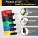 WSAKOUE Resistance Bands Set - 5 Level Exercise Bands for Men & Women - Fitness Bands with Handles, Door Anchor, Ankle Straps & Carry Bag - Buy Online on GoSupps.com