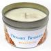 Chandelita Sea Breeze fragrance candle with mussels and natural soy wax to meditate and relax from body and mind to enjoy a feeling of well -being.
