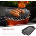 Yalych Enamel Grill Pan Nonstick Grill Pan BBQ Grill Plate Trays Skillet Griddle Pan for Indoor Outdoor Camping Stove for Vegetables Fish Meat Frying pan Black - Buy Online on GoSupps.com