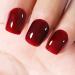 YTD Likomey Nude Gel Nail Polish 15ml - Translucent Berry Red Sheer UV Gel - 0.50 Fl Oz - Buy Online on GoSupps.com